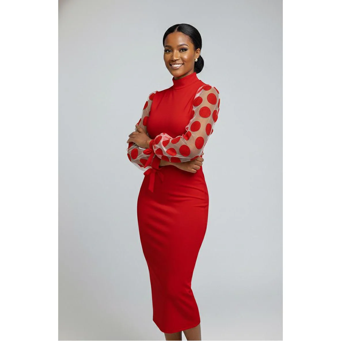 Sexy Bodycon Long Sleeve Dress - Image 7