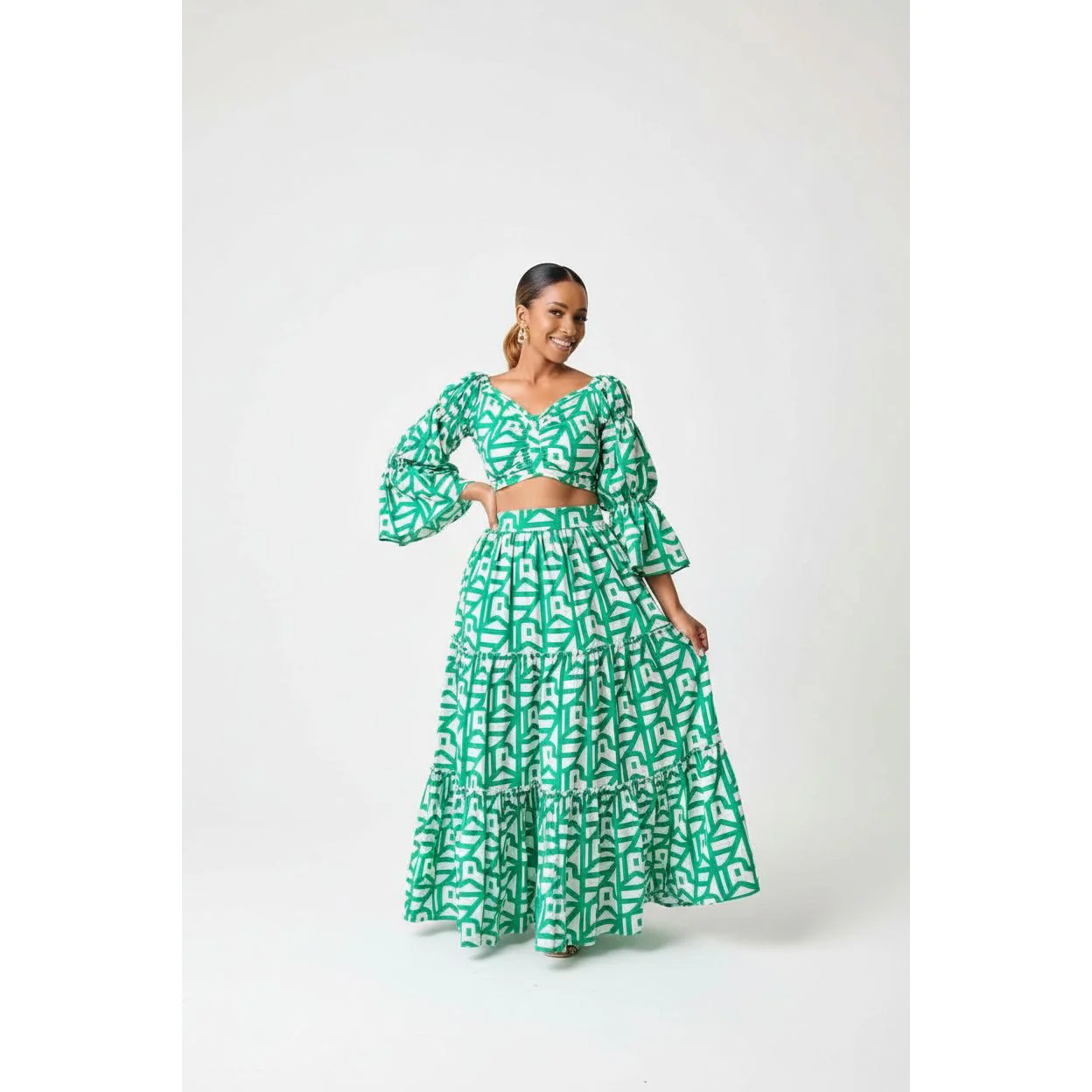 Sexy Crop Top and skirt Set
