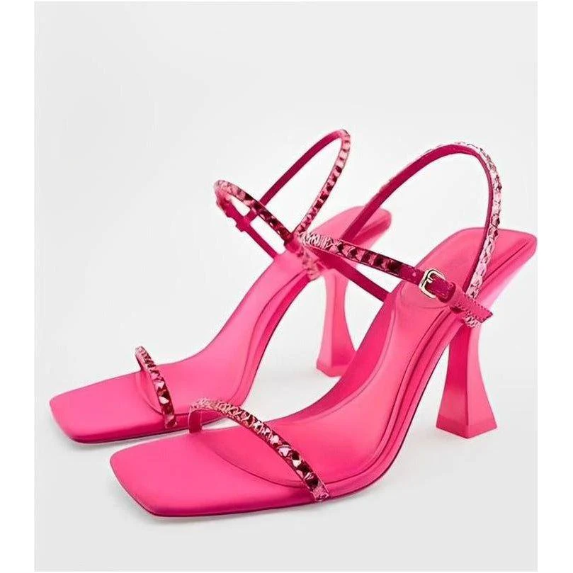 Sexy Crystal Bling Sandals - Image 2