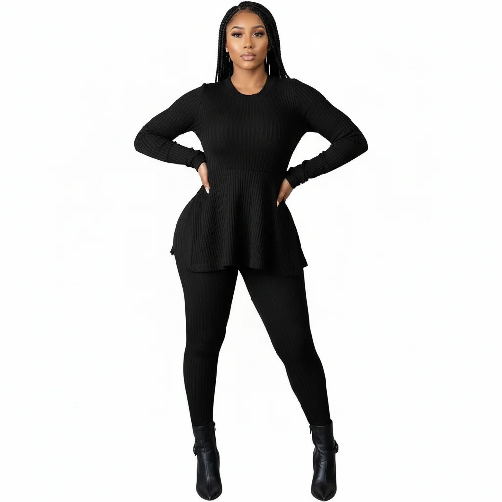 Sexy Fashion Split Two Piece Set - Image 3