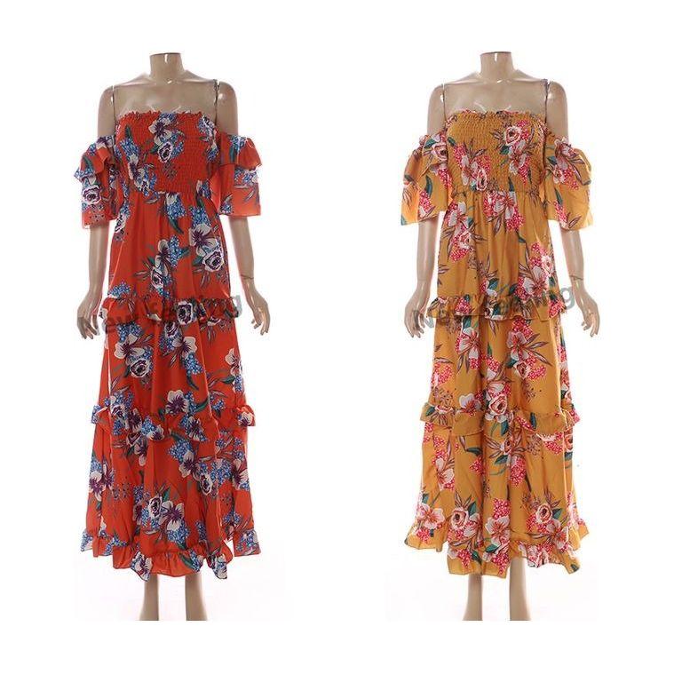 Sexy Floral Maxi Dress - Image 3