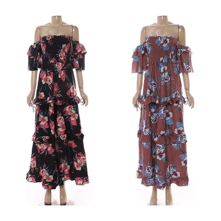 Sexy Floral Maxi Dress - Image 4