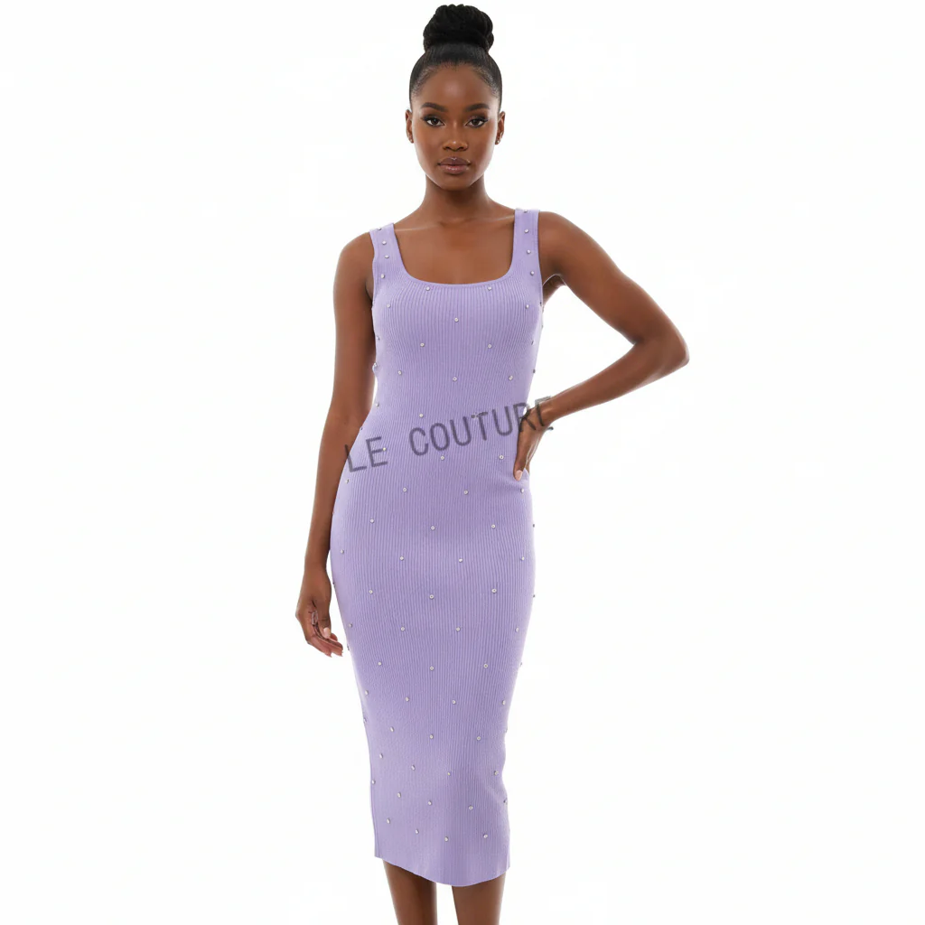 Sexy Glitter Sleeveless Dress - Image 2