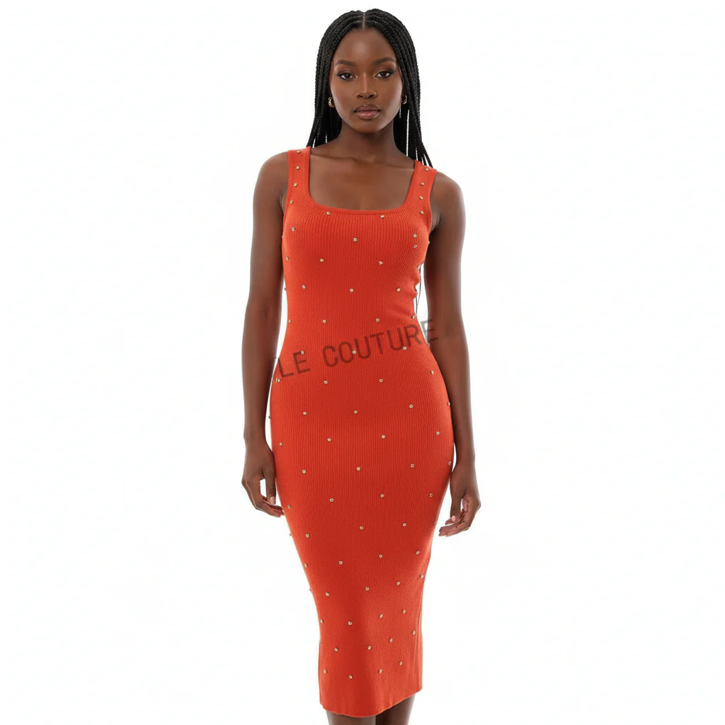 Sexy Glitter Sleeveless Dress - Image 4