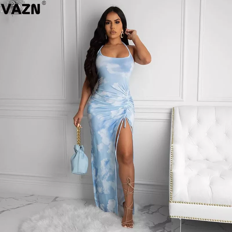 Sexy Halter Off Shoulder Backless Dress - Image 4