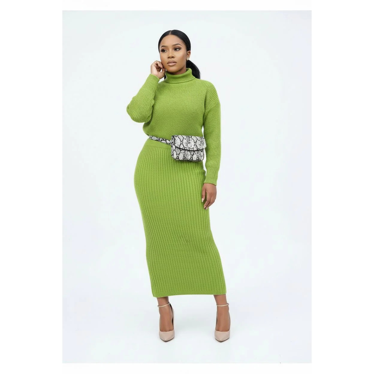 Sexy Knitted 2 Piece Set - Image 4