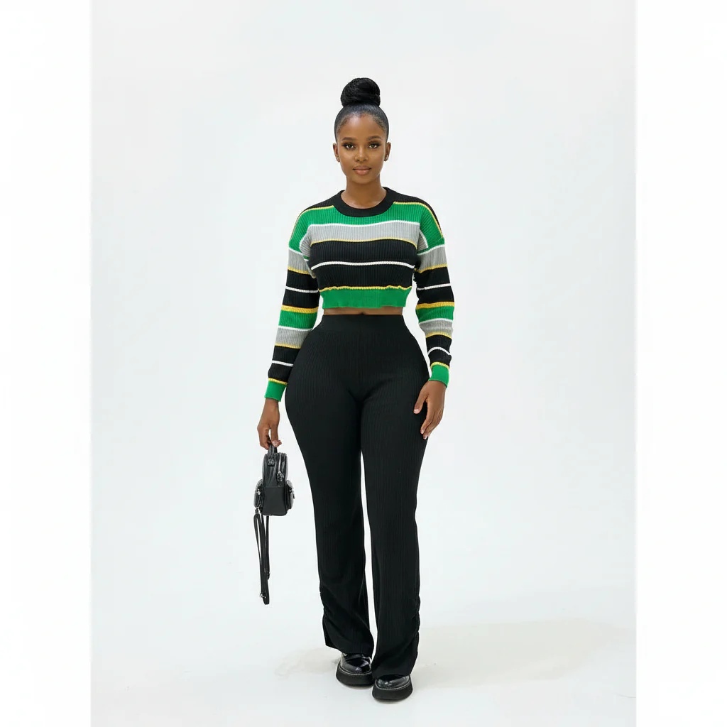 Sexy Knitted 3 Piece Set
