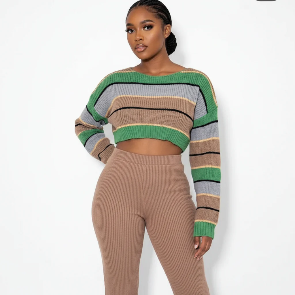 Sexy Knitted 3 Piece Set - Image 3