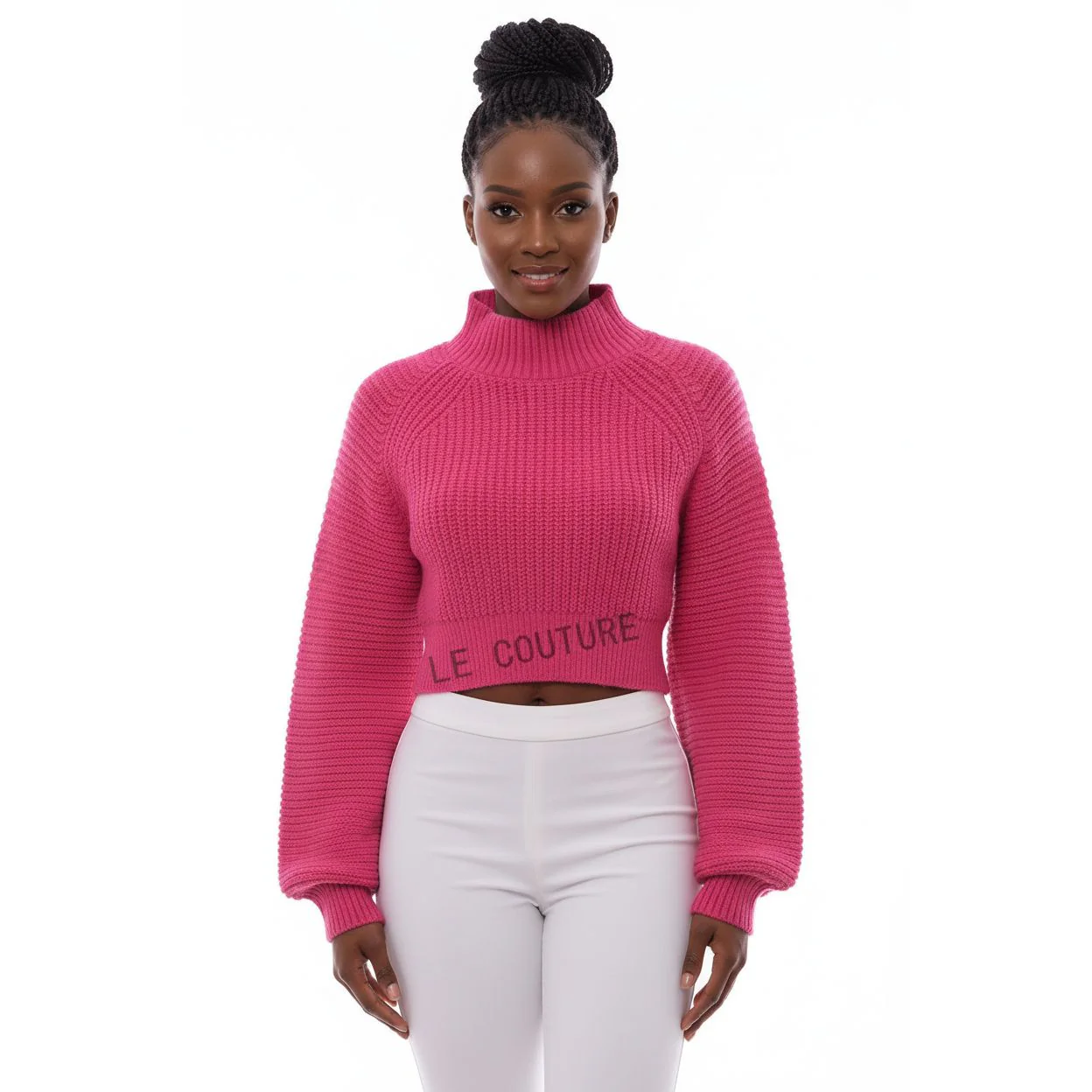Sexy Knitted Crop Top - Image 2