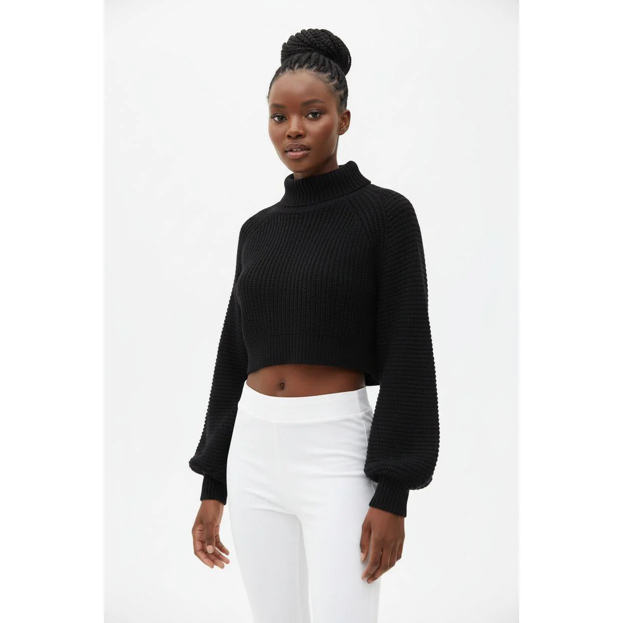 Sexy Knitted Crop Top - Image 4