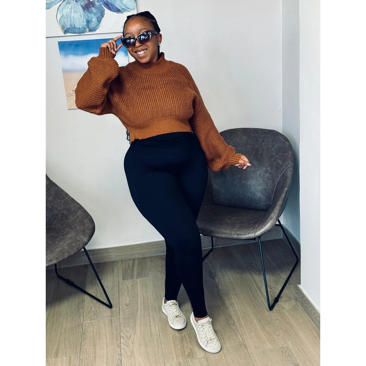 Sexy Knitted Crop Top - Image 6