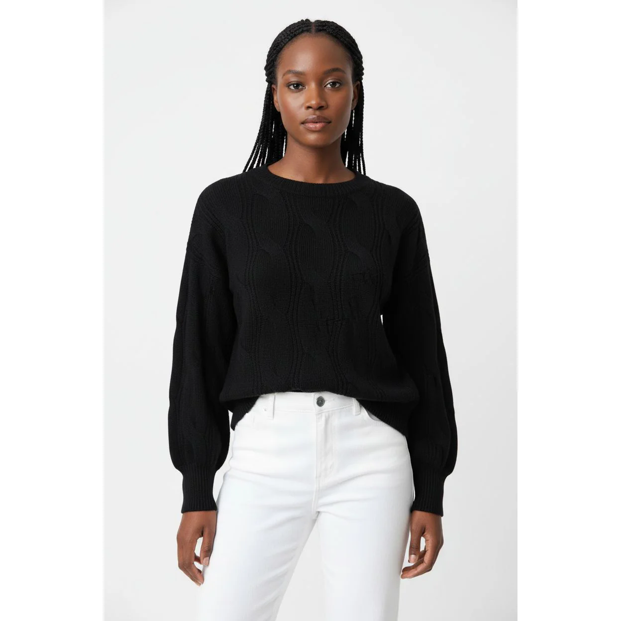 Sexy Knitted Round Neck Top