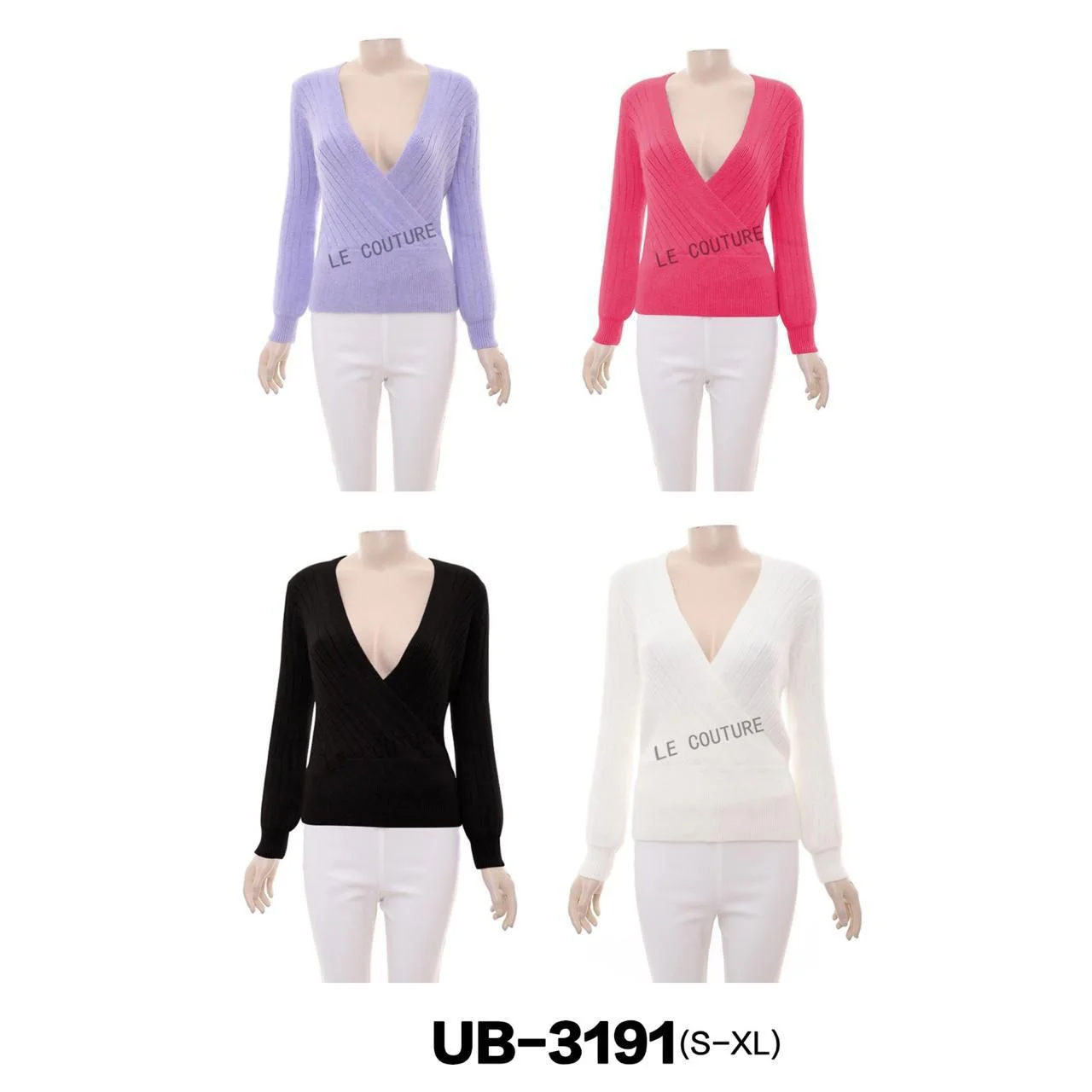 Sexy Knitted V-Neck Top - Image 10