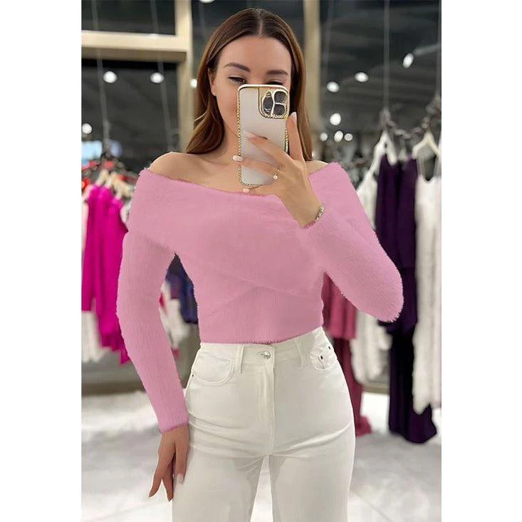 Sexy Long Sleeve Top - Image 2