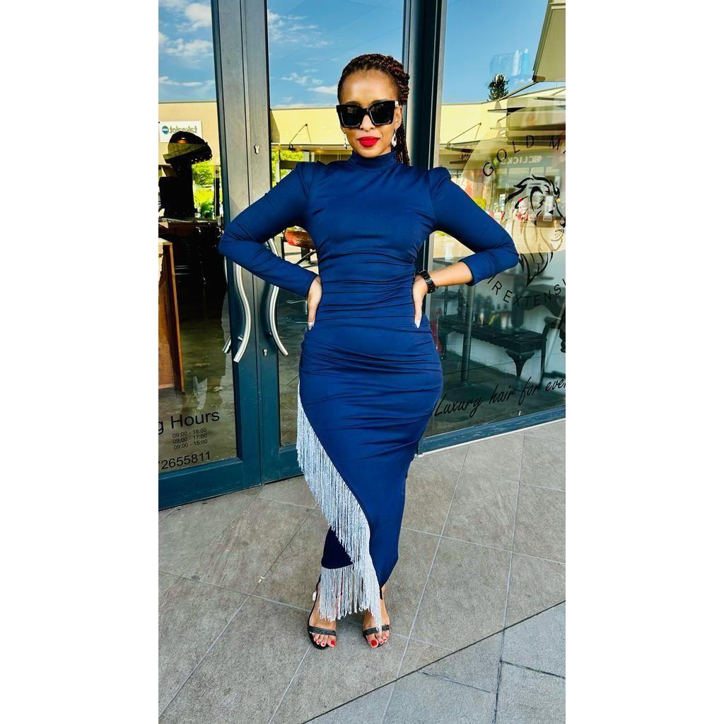 Sexy Long Sleeve Turtleneck Dress - Image 6