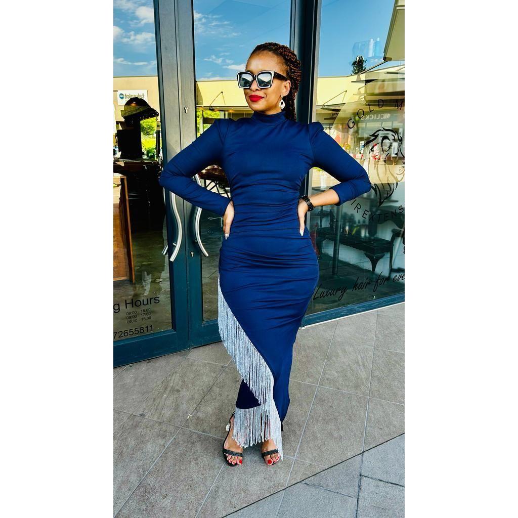 Sexy Long Sleeve Turtleneck Dress - Image 7