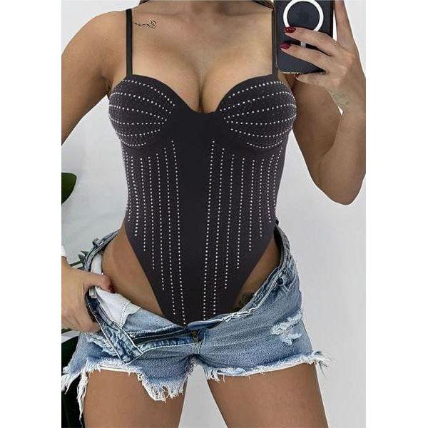 Sexy Night Club Outfits Corset Bodysuit. - Image 3