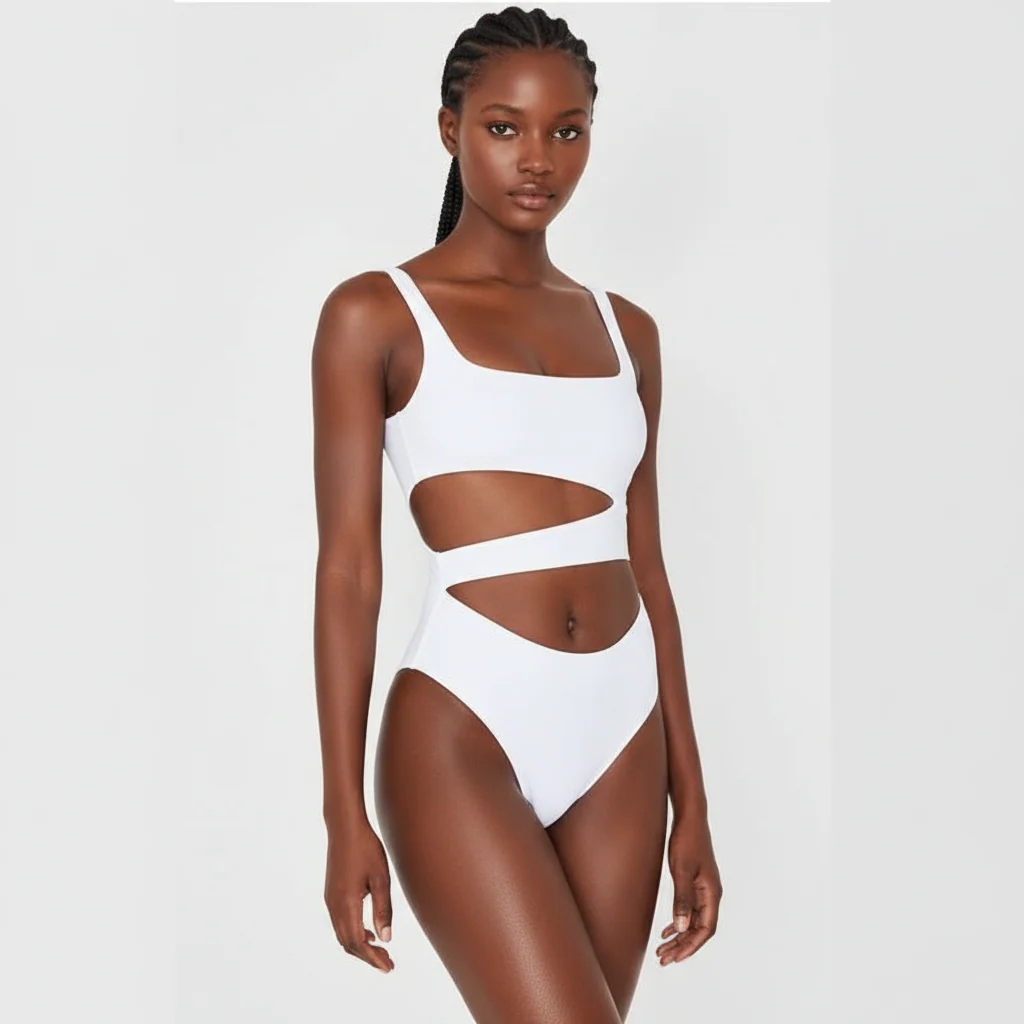 Sexy One Piece Hollow Bikini Swimsuit - Image 5