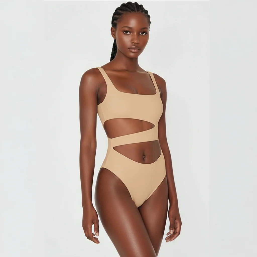 Sexy One Piece Hollow Bikini Swimsuit - Image 7