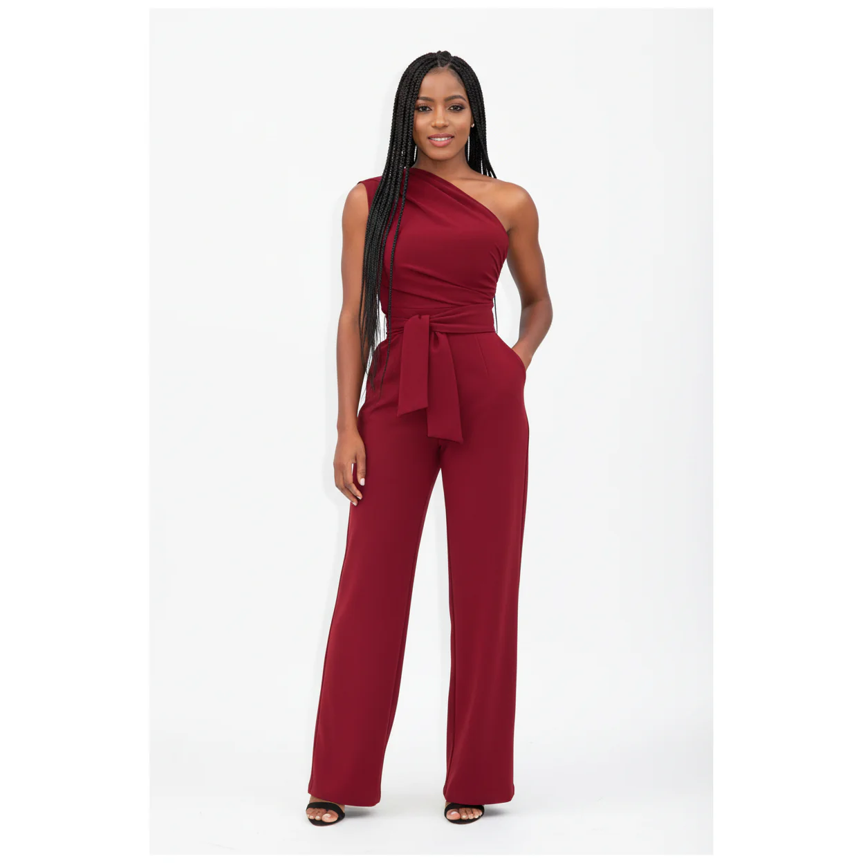 Sexy One Shoulder Rompers Jumpsuit - Image 4