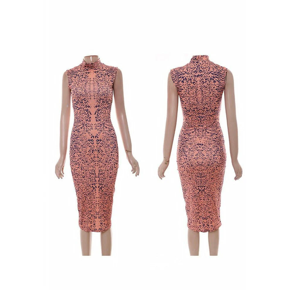Sexy Print Bodycon Dress - Image 2