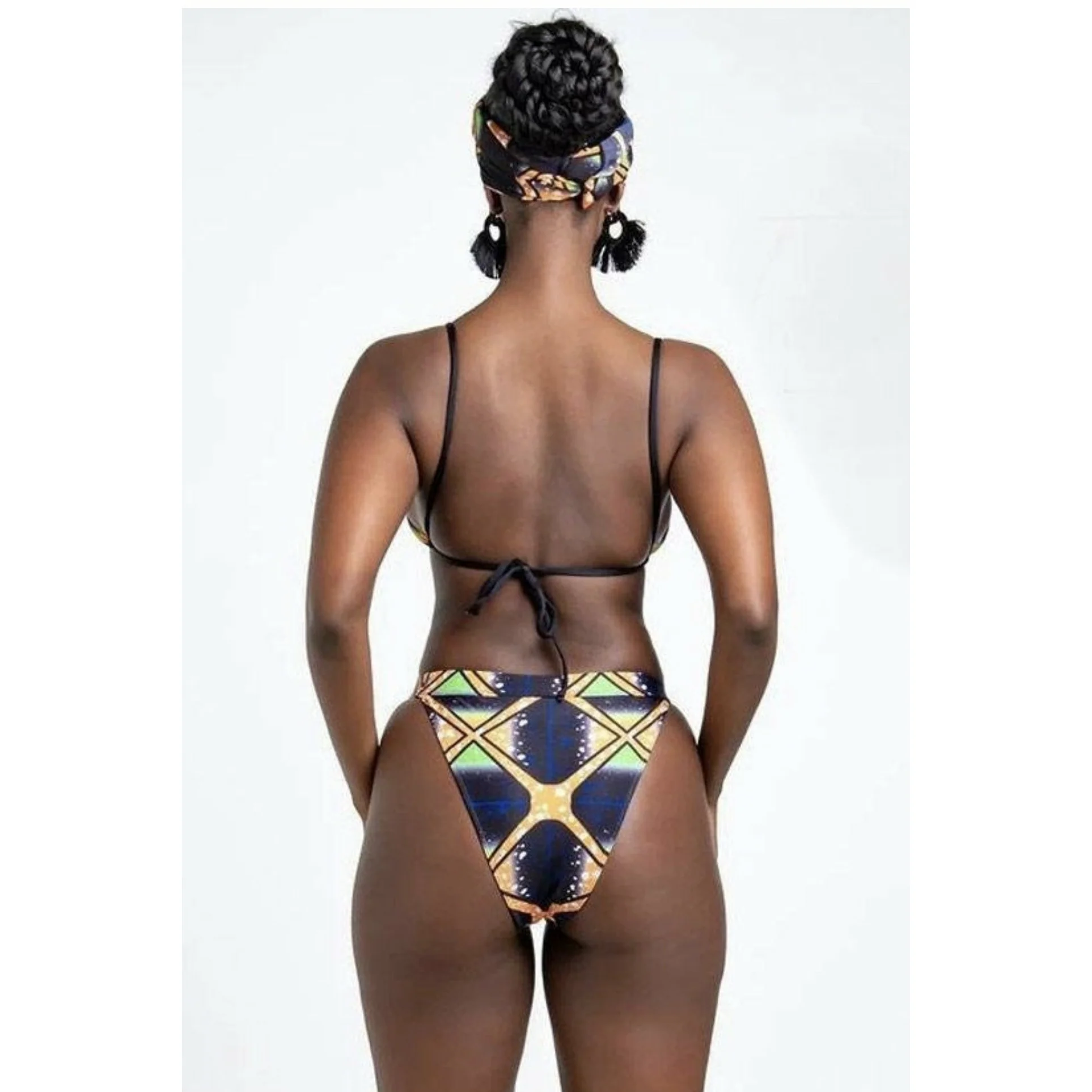 Sexy Printing Swimsuit Three-Piece Set - Image 3