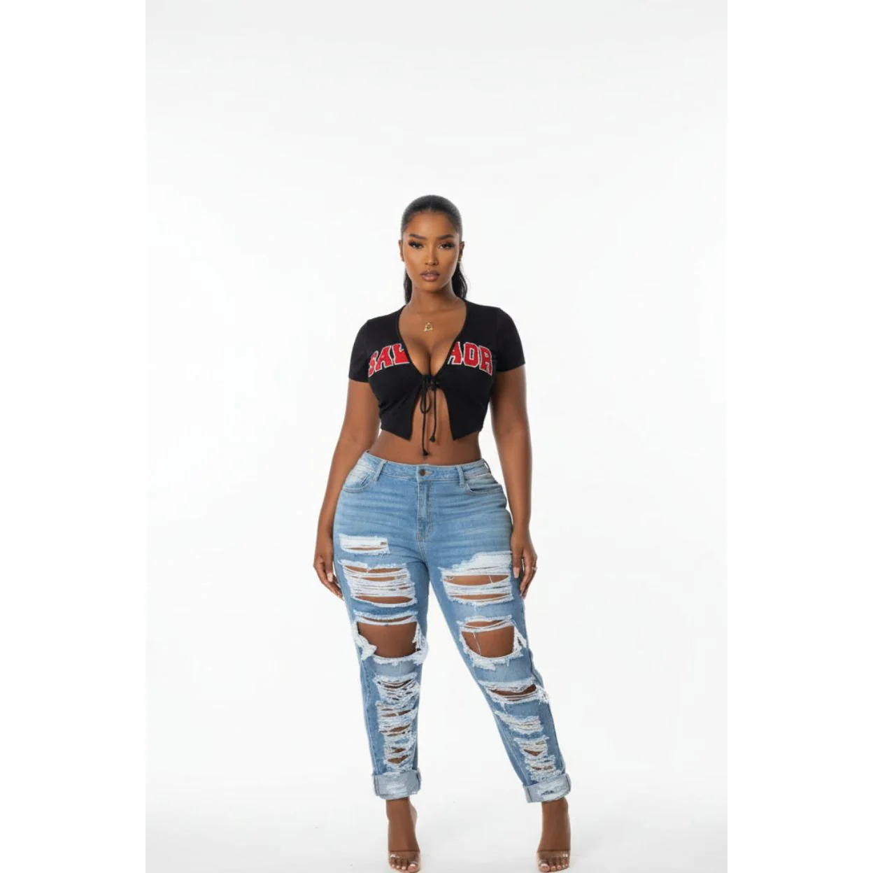 Sexy Ripped Jeans - Image 2