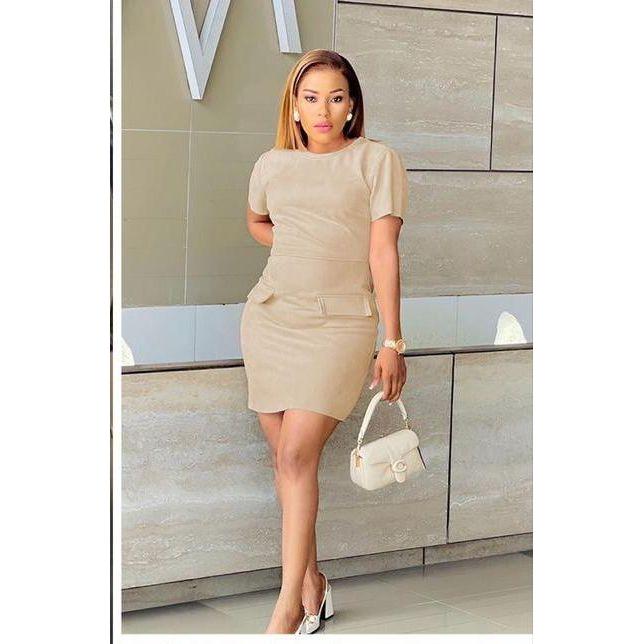 Sexy Round Neck Midi Dress - Image 2