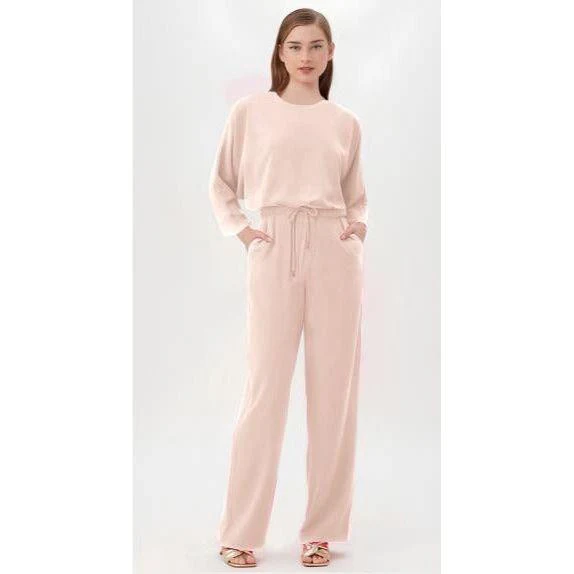 Sexy Round Neck Top and Loose Pant Set - Image 7