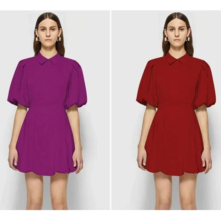 Sexy Short Sleeve Mini Dress - Image 6