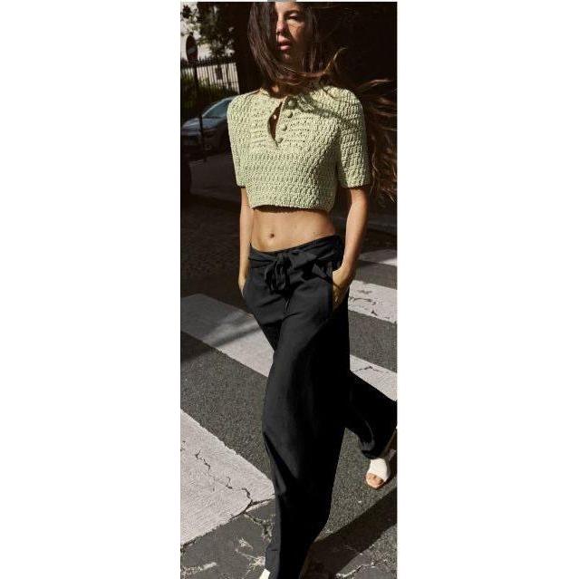 Sexy Side Buttoned Long Pants - Image 4