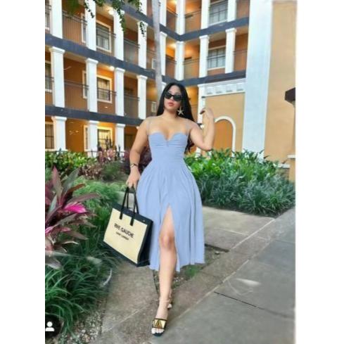 Corset Spaghetti Strap Sleeveless Dress - Image 3