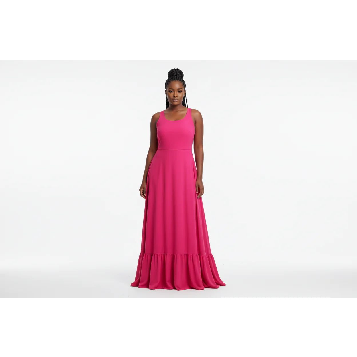 Sexy Sleeveless Maxi Dress - Image 4