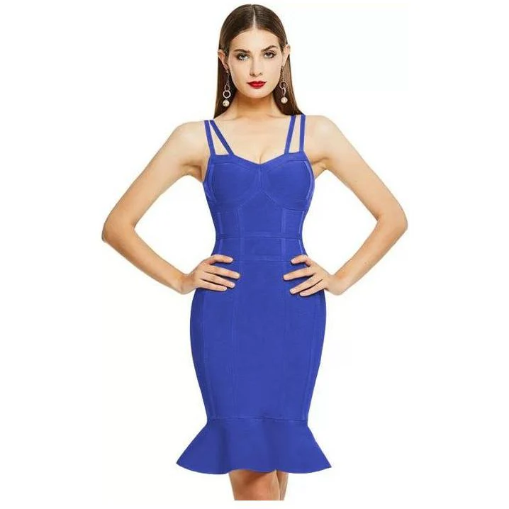 Sexy Sleeveless Midi Dress - Image 4