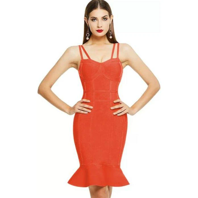 Sexy Sleeveless Midi Dress - Image 6