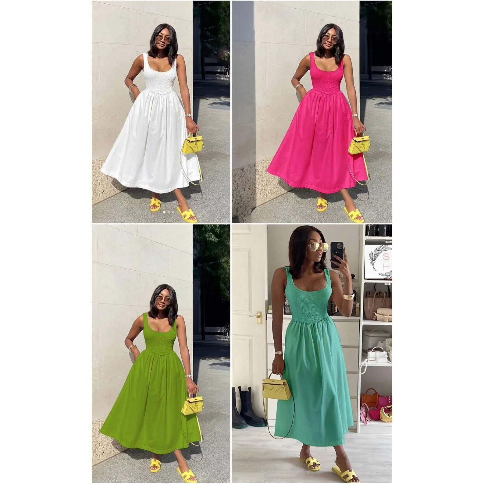 Sexy Sleeveless Round Neck Dress. - Image 2