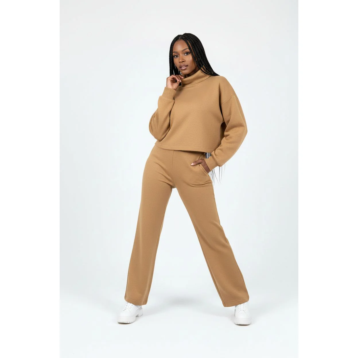 Sexy Turtleneck Top & Pant Set - Image 2
