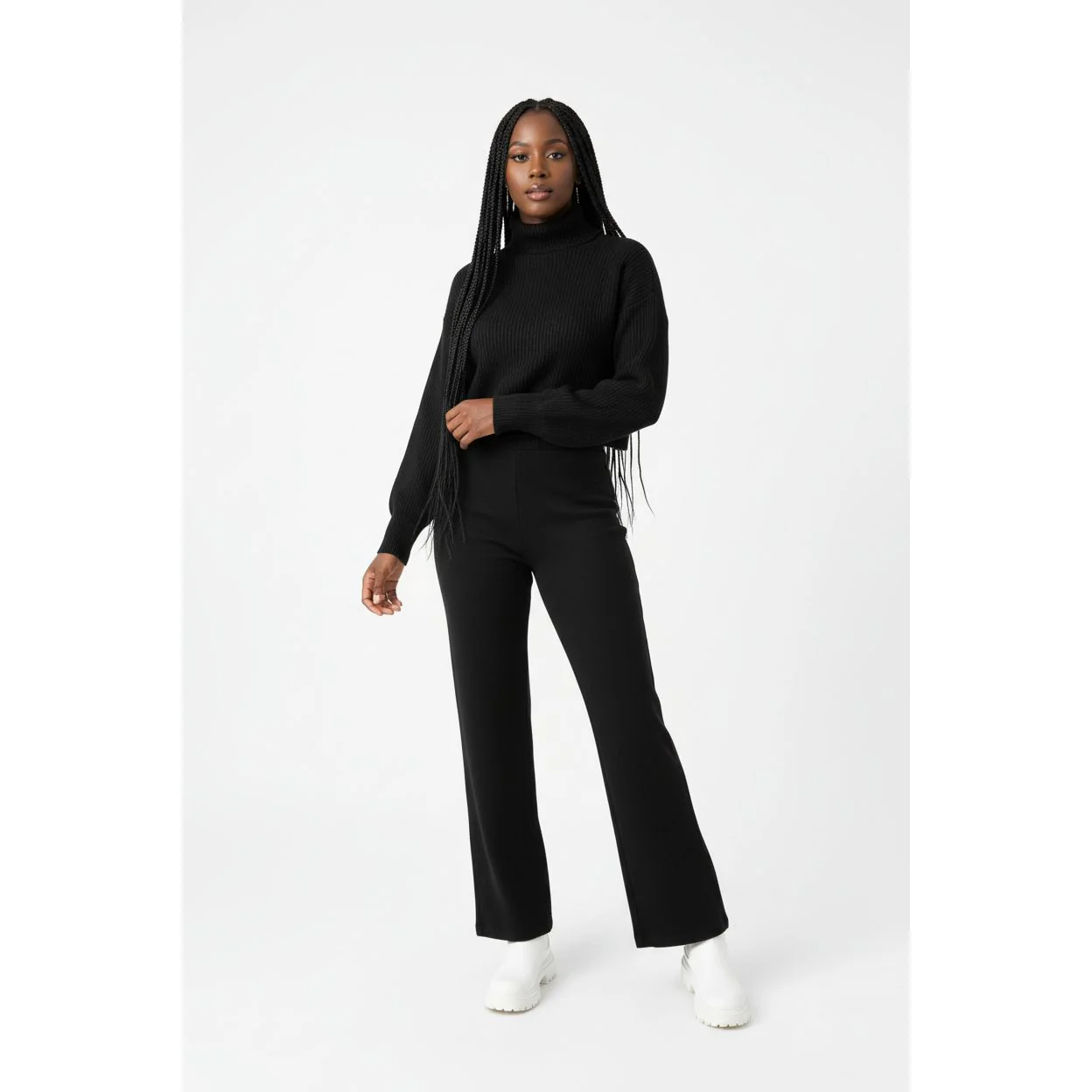 Sexy Turtleneck Top & Pant Set - Image 5