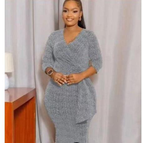 Sexy V-Neck Maxi Dress - Image 4