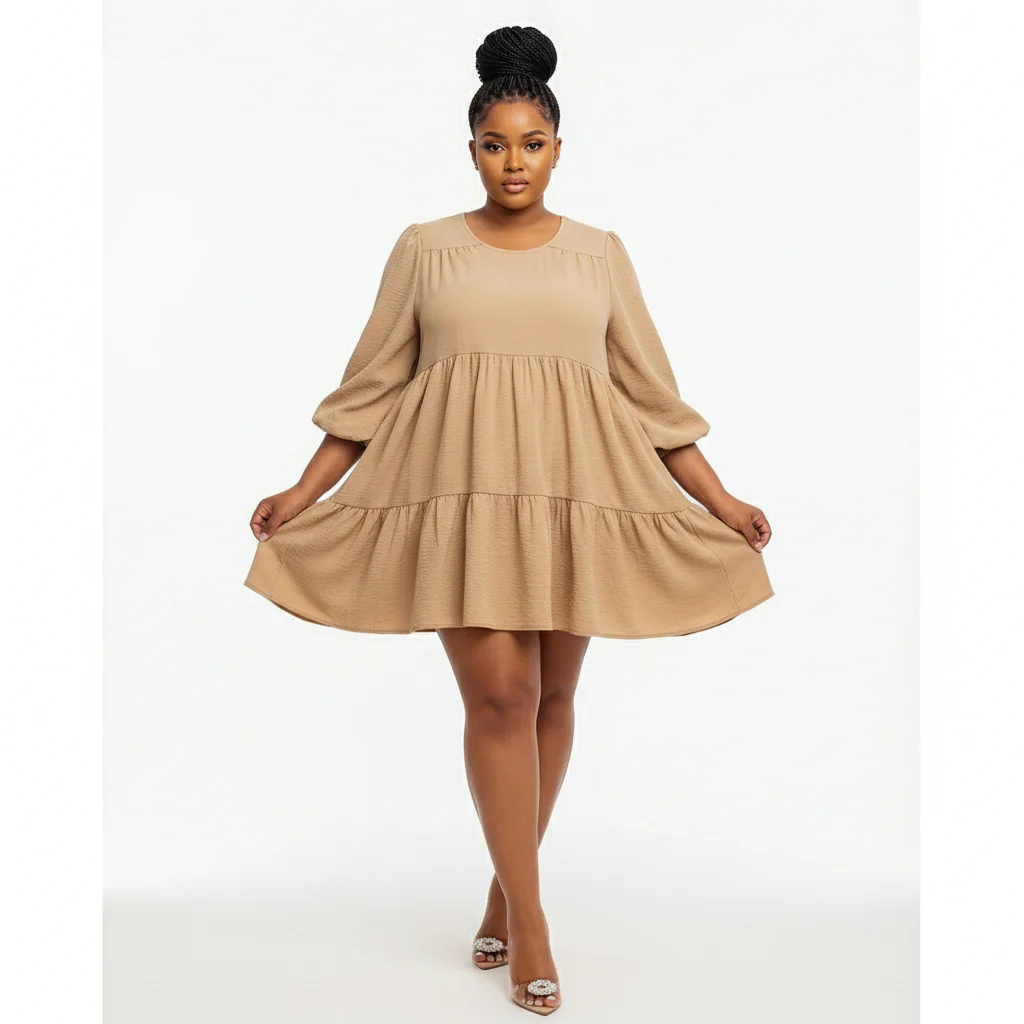 Sexy V-Neck Mini Dress
