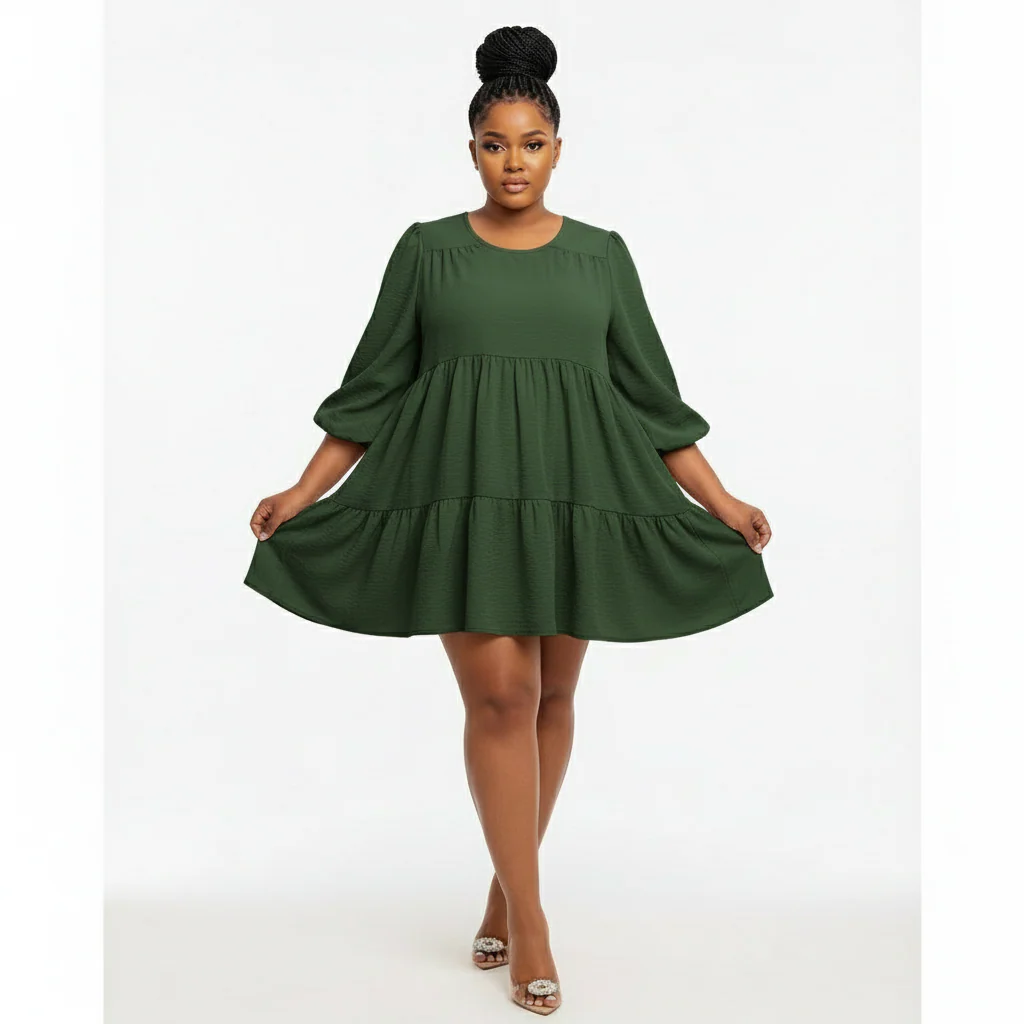 Sexy V-Neck Mini Dress - Image 5