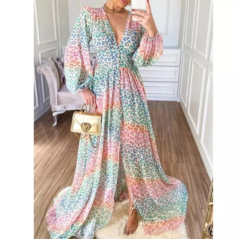 Sheryl Print Maxi Dress - Image 3