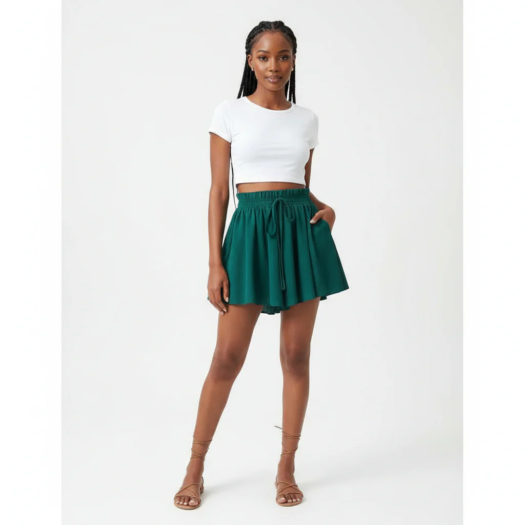 Short Pleated Mini dress - Image 4