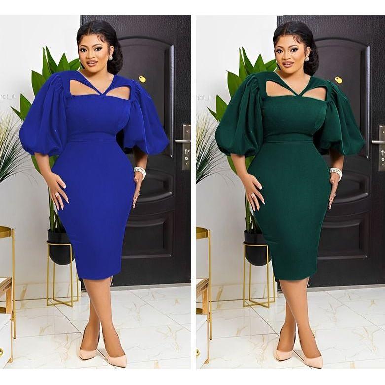 Short Ruffle Sleeves Dress - Image 5
