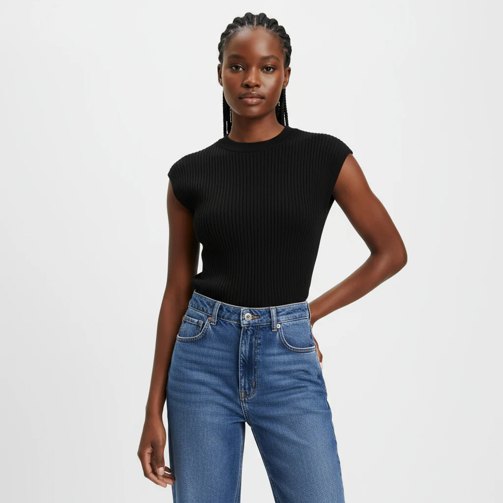 Short Sleeve Cap Sleeve Sweater