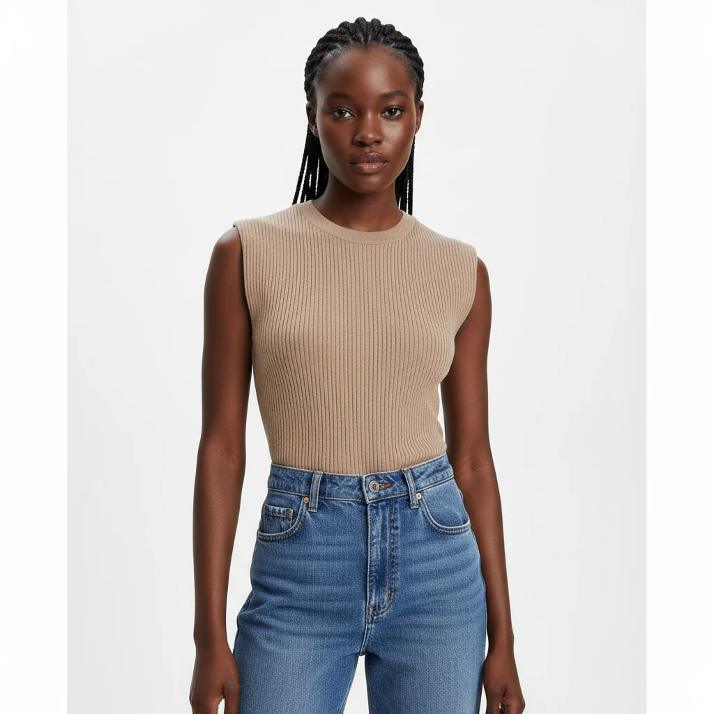 Short Sleeve Cap Sleeve Sweater - Image 5