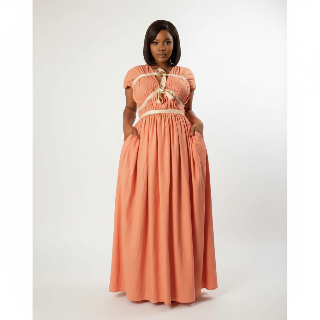 Short Sleeve Maxi Summer Dress - Image 2