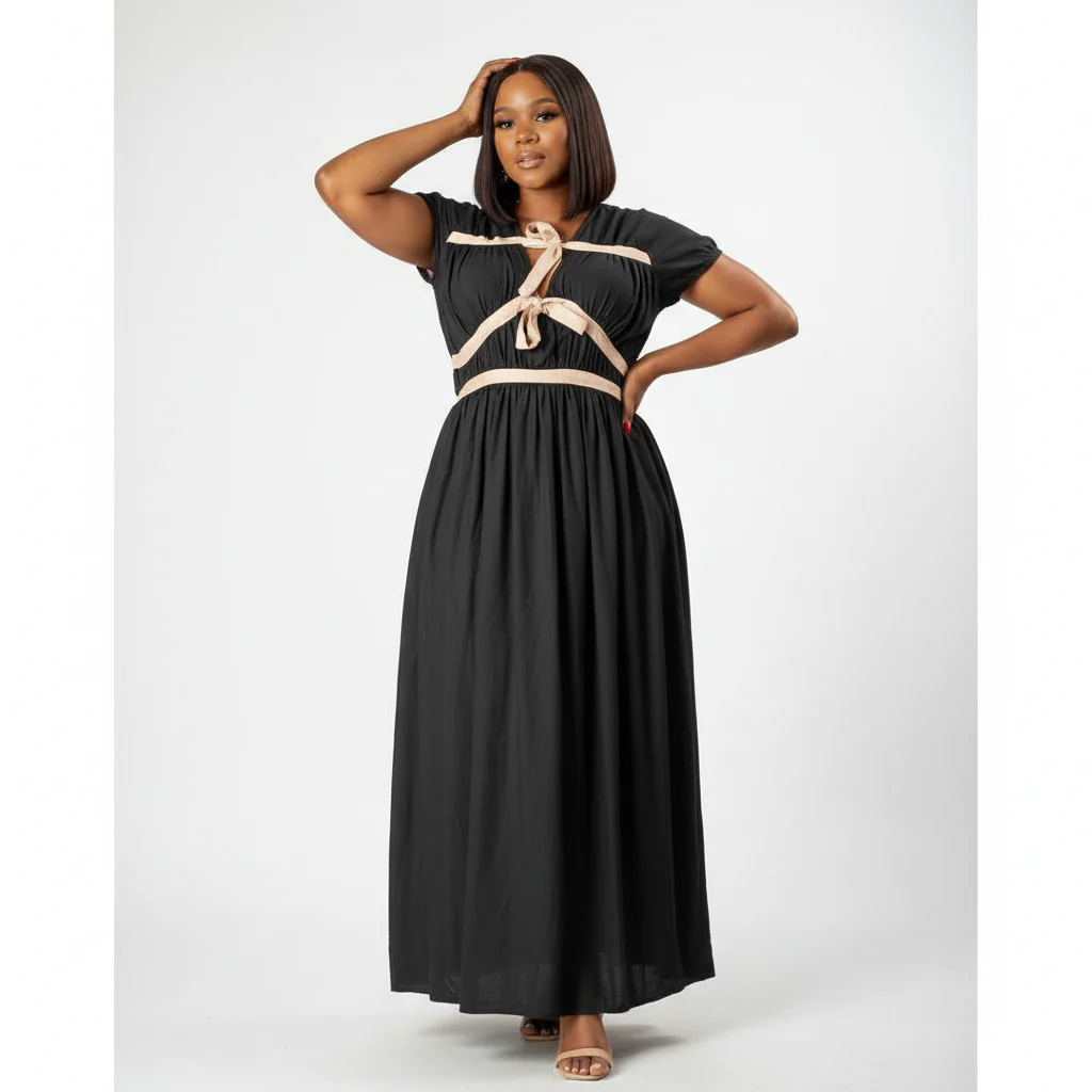 Short Sleeve Maxi Summer Dress - Image 4