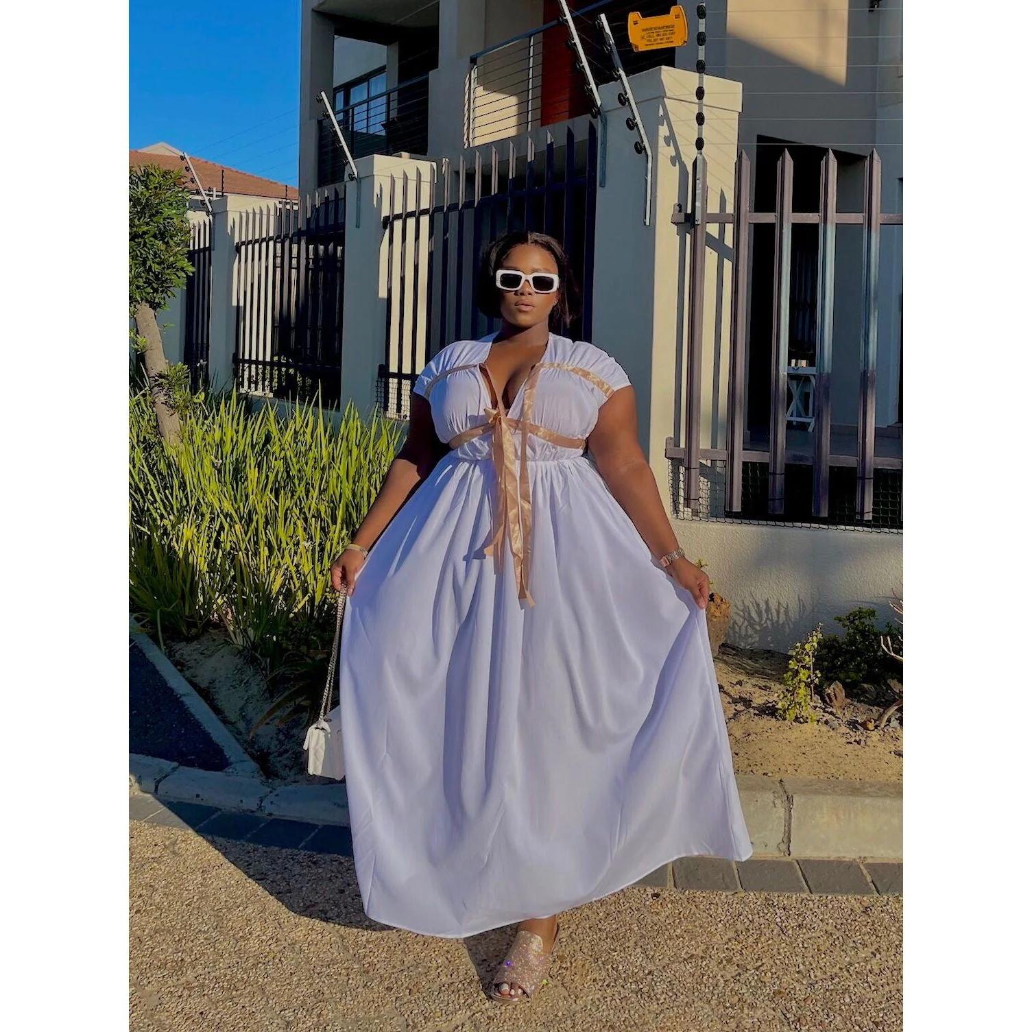 Short Sleeve Maxi Summer Dress - Image 5