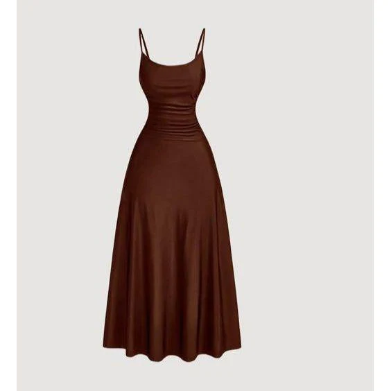Sleeveless Off Shoulder Long Sleeve Knitted Dress - Image 3